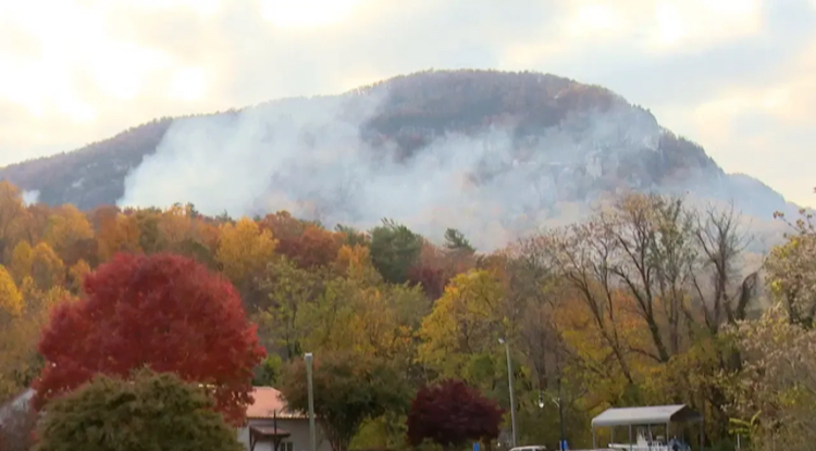 The Fire is Out! | Lake Lure North Carolina