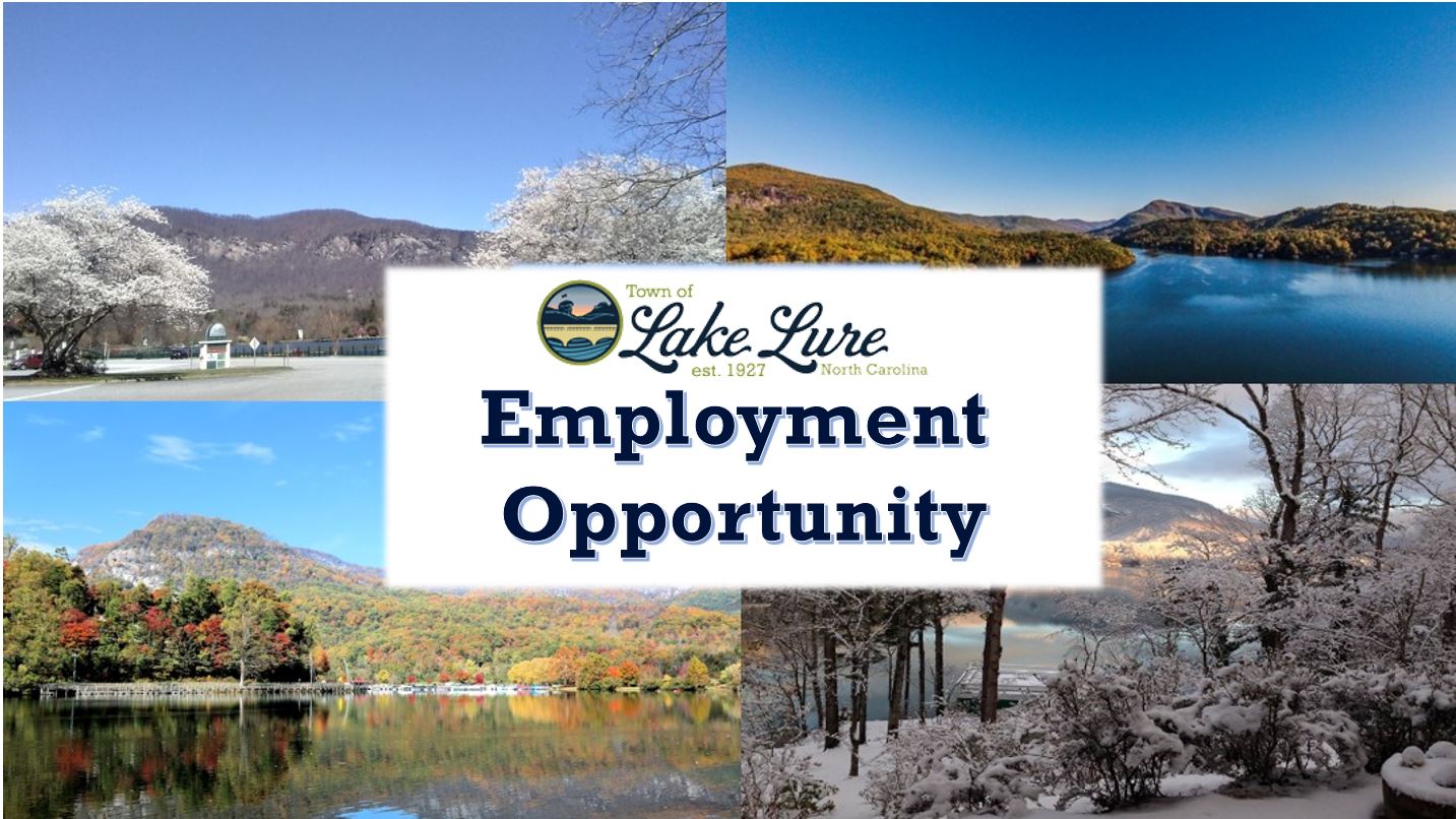 Employment Opportunity Utility Maintenance Technician, I Lake Lure