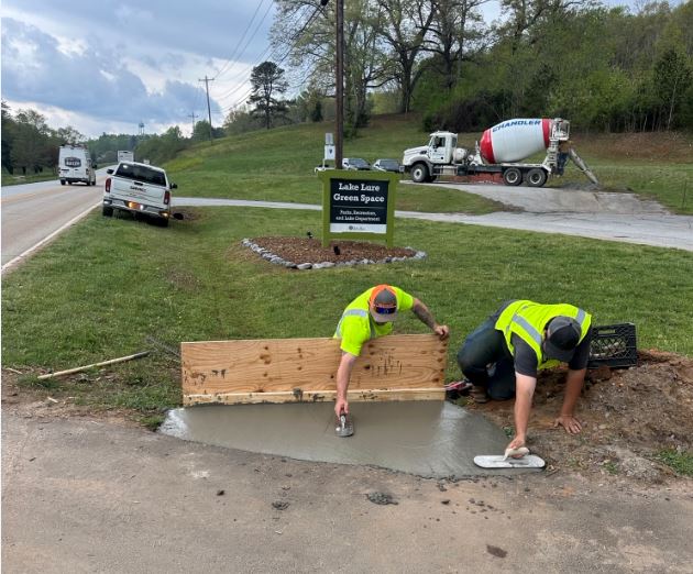 Pouring Concrete