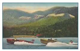 Antique Boats in Lake Lure