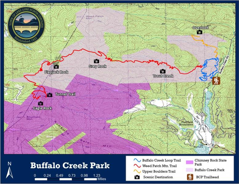 Buffalo Creek Park Map Feb 2024