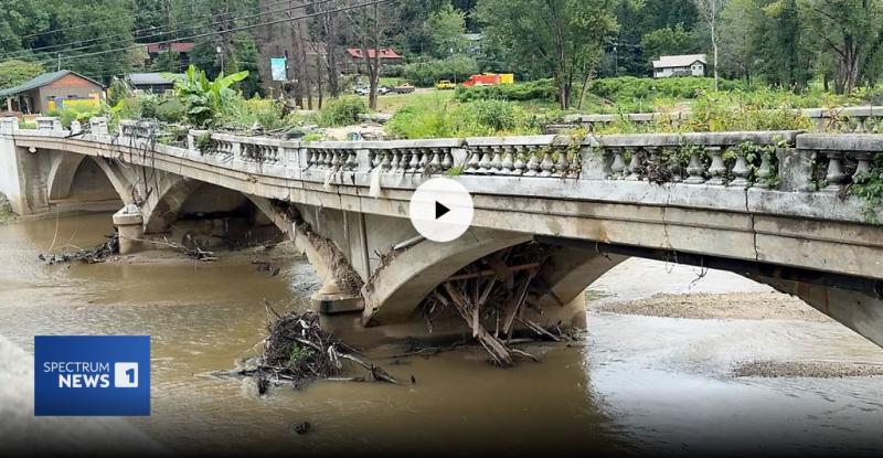 Flowering Bridge After Hurricane Helene