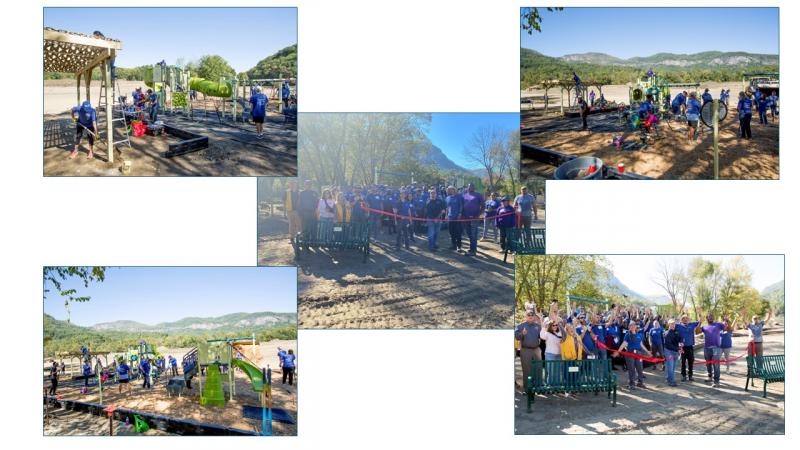 KaBoom Playground Build and Ribbon Cutting