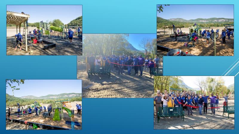 KaBoom Playground Build and Ribbon Cutting