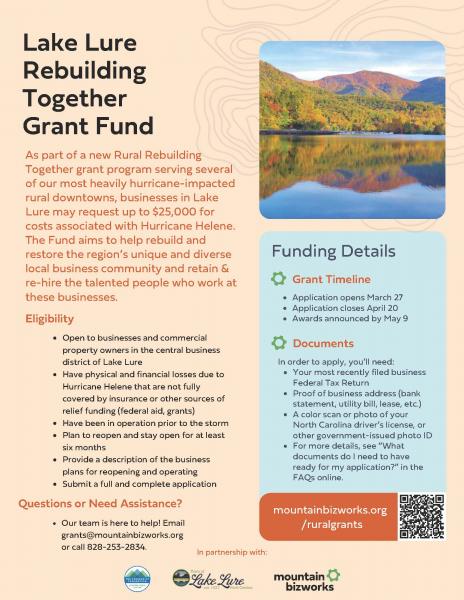 Lake Lure Rebuilding Together Grant Fund