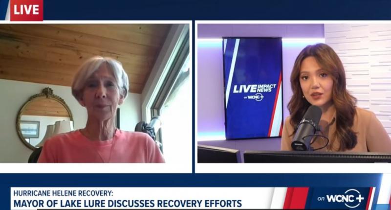 Mayor Carol Pritchett on WCNC TV