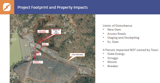 Replacement Dam Project Footprint