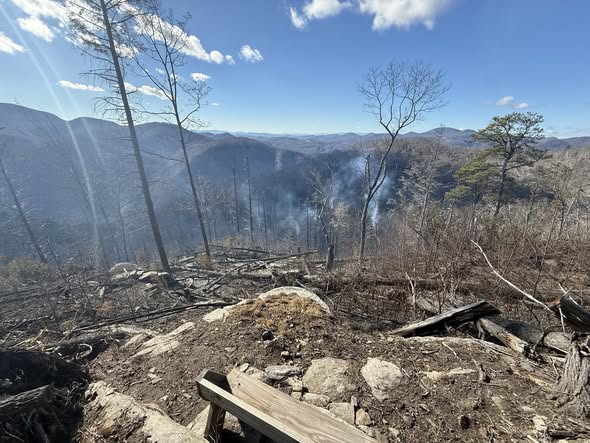 Shumont Mtn Fire 1/1/26