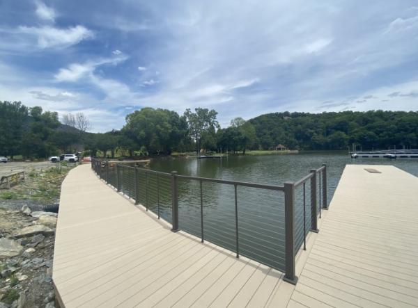 Marina Construction with Decking and Fencing