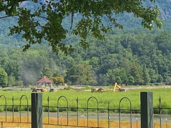 Dredging in Washburn Marina and the Lake Lure Beach