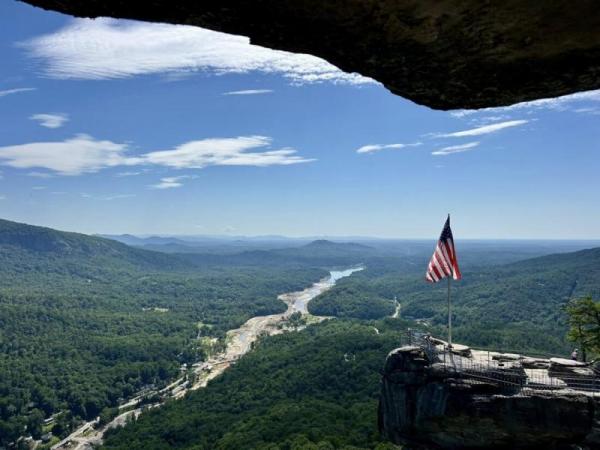 Chimney Rock State Park View of Lake Lure