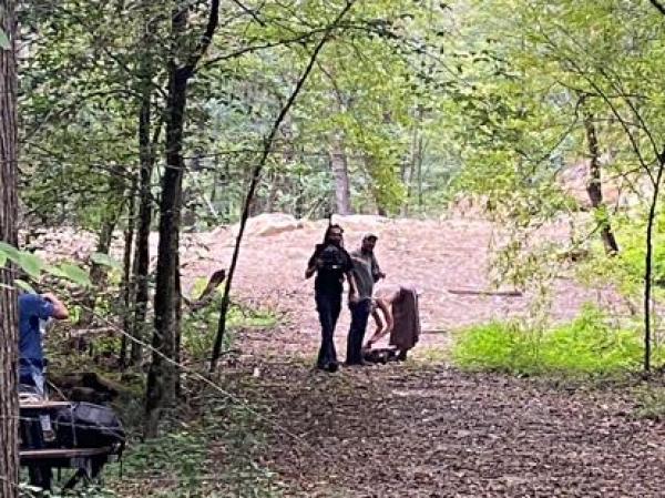 Filming Wailing Earth in Buffalo Creek Park
