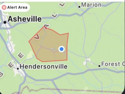 Affected areas 