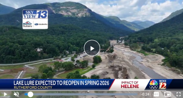 Lake Lure aiming for spring 2026 reopening