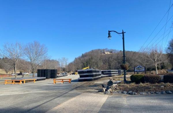Marina Docks Under Construction