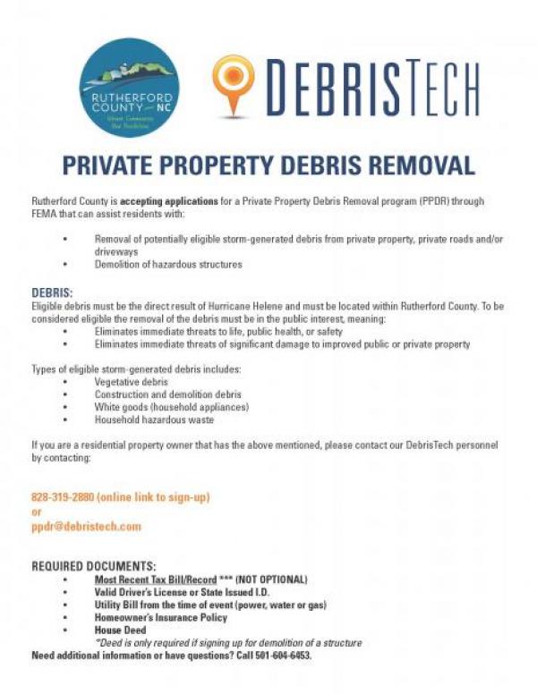 NC - Rutherford County - PPDR flyer