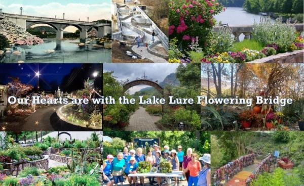Our Hearts are with Lake Lure Flowering Bridge