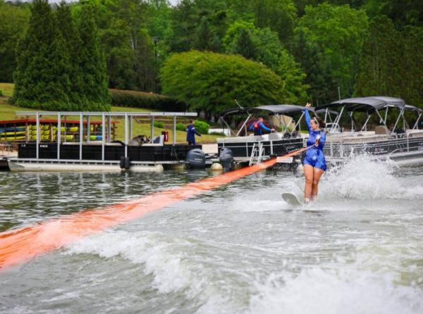 NC Ski Team at Rumbling Bald on Lake Lure