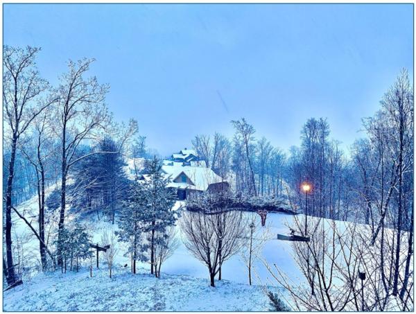 Snowy Scene Bills Mountain