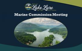 Marine Commission Meeting sign