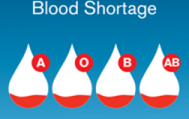American Red Cross Emergency Blood Shortage Sign