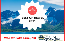 Best of Travel 2021 ad for Lake Lure