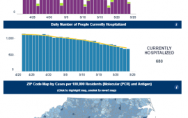 Graph with Covid Case Data