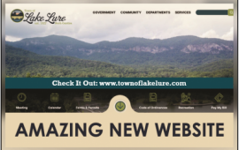 Website homepage with text Amazing New Website at the bottom