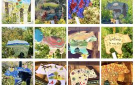 Painted Bear Collage