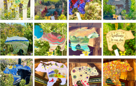 Collage of Painted Bears