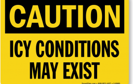 Icy Confidence sign