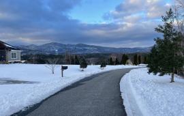 Snow in Lake Lure