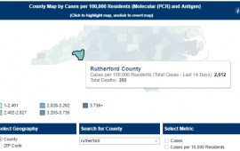 012722 Rutherford County COVID 19 Data