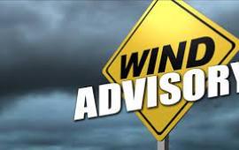 Wind Advisory Sign