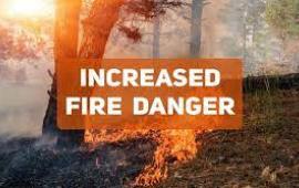 Increased Fire Danger Sign
