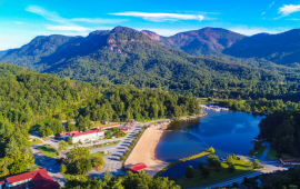 Aeriel View of Lake Lure by KRUCK20-Getty Images