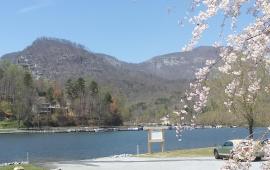Lake Lure in spring