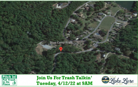 Join Us for Trash Talkin' Sign 