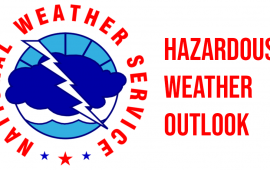 Hazardous Weather Outlook sign