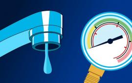 Low Water Pressure Symbol