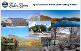 Special Town Council Meeting Notice