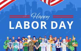 Happy Labor Day sign