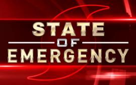 State of Emergency sign