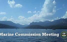 Marine Commission Meeting Sign