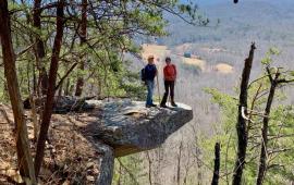 Hikers on Young's Mountain