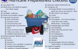 Hurricane Preparedness Checklist