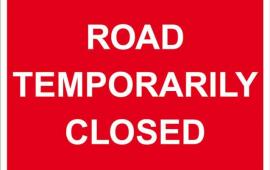 Road Temporarily Closed