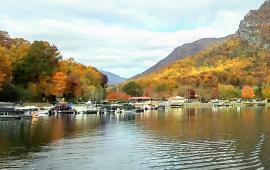 Washburn Marina in the Fall