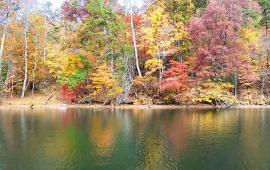 Lake Lure in Fall