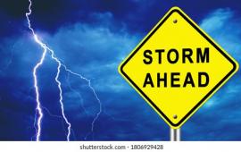 Storm Ahead Sign